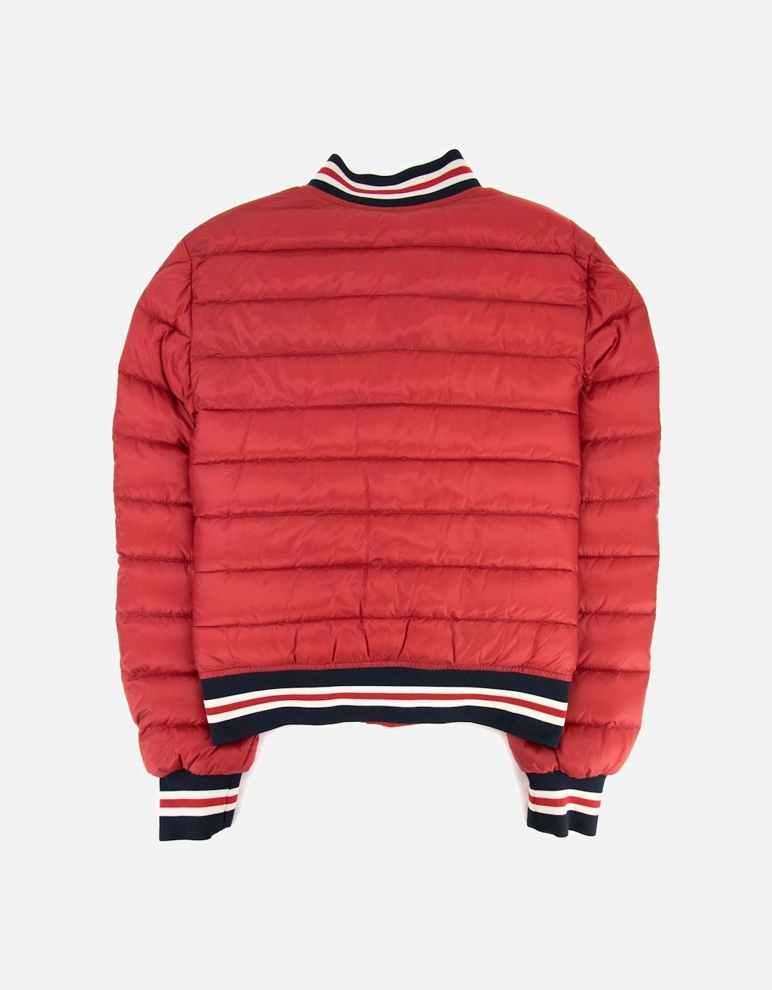 Junior Corbiac Embossed Logo Bomber Jacket Red