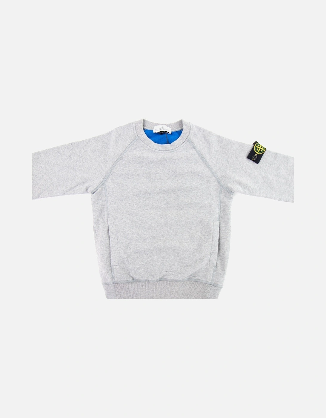 Junior 60938 Pocket Crewneck Sweatshirt Grey/blue V0060