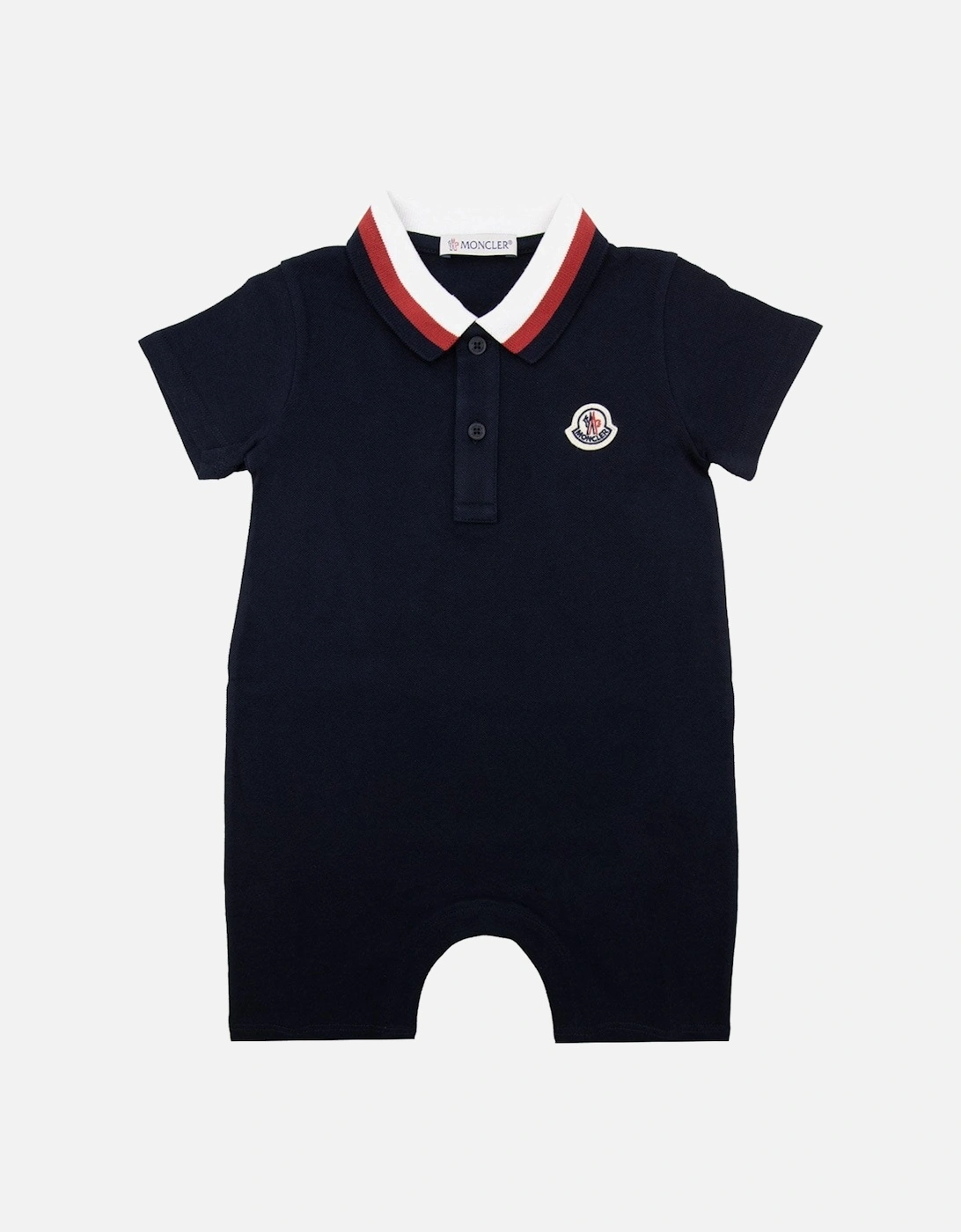 Junior Tutina Trimmed Cotton Romper Navy 776, 5 of 4