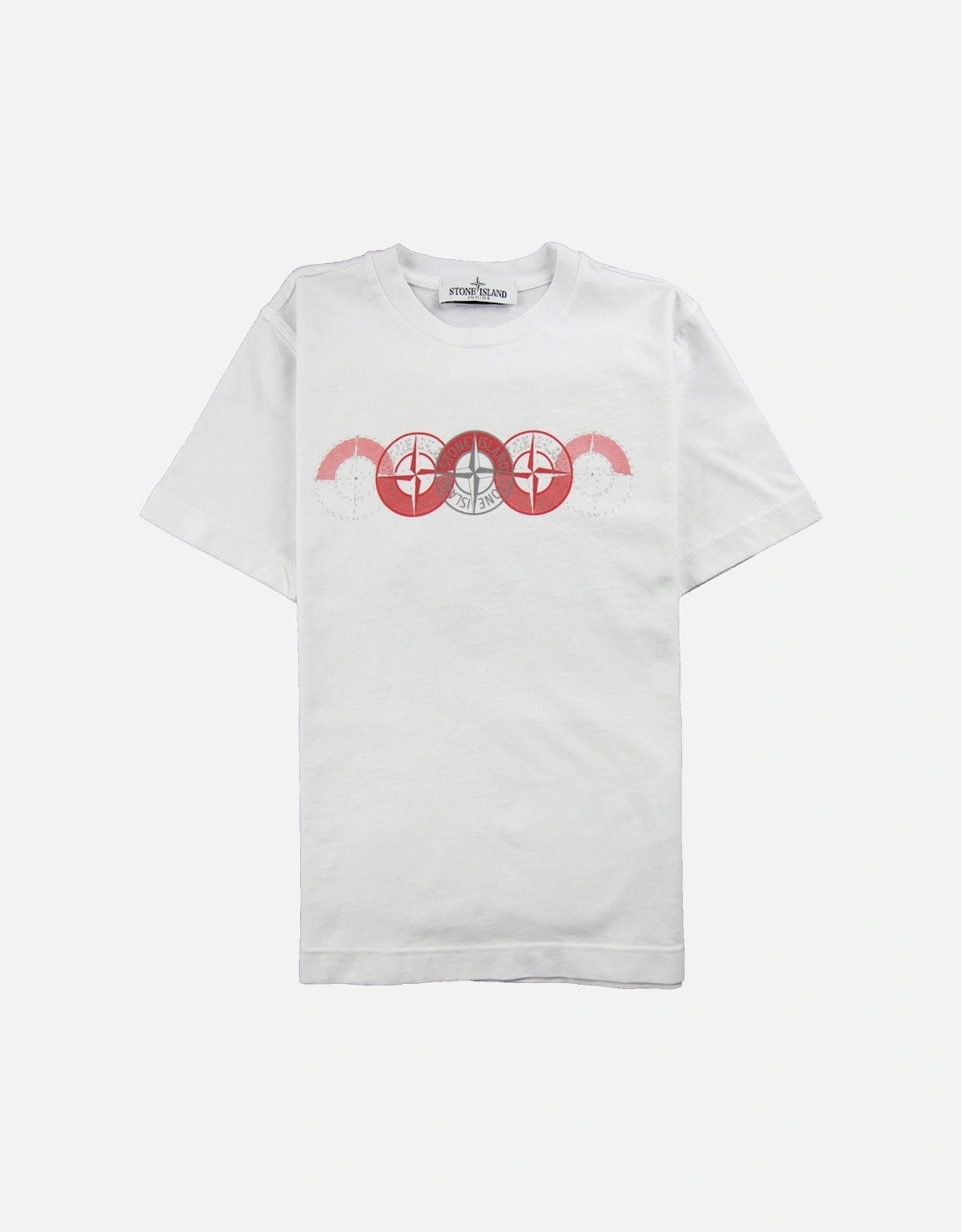 Junior 5 Compass T-Shirt White, 3 of 2