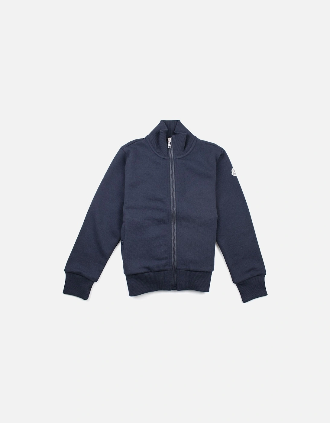 Moncler Junior Tri Zip Bomber Jacket Navy - Size: 8YRS