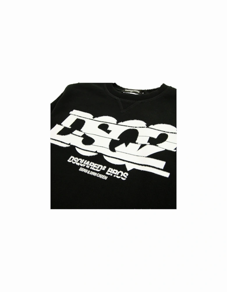 Kids DSQ2 Sweatshirt Black