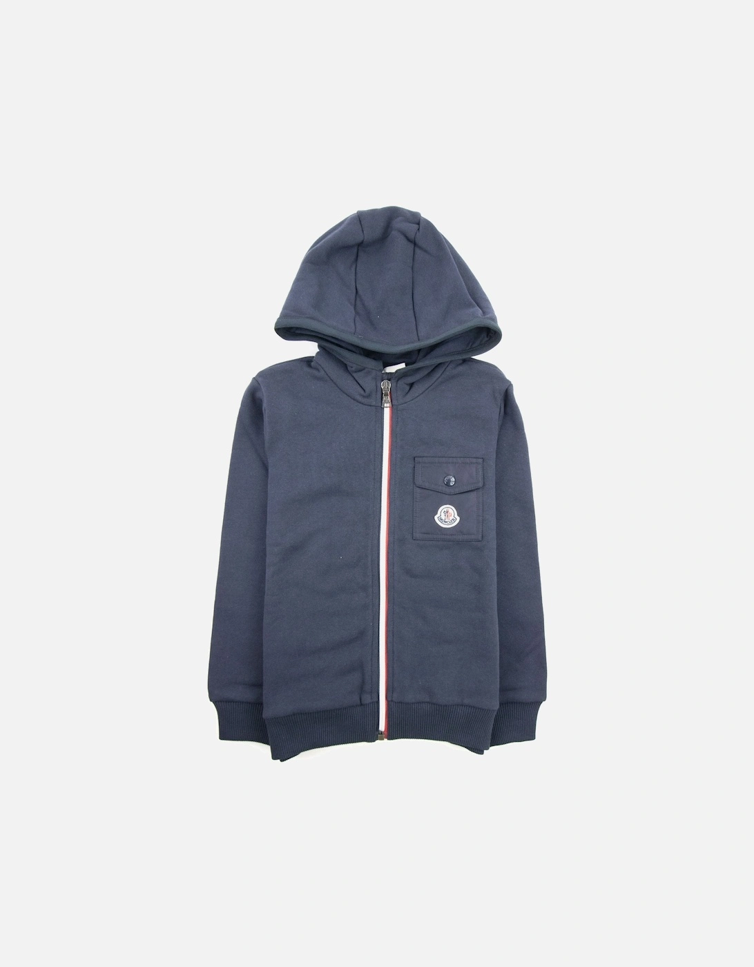Junior Maglia Logo Zip Up Sweatshirt Navy 742, 3 of 2
