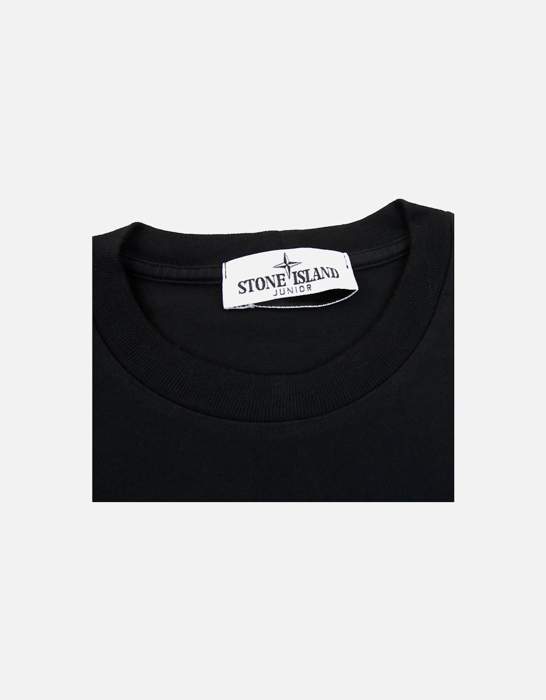 Junior 21071 30/1 Starfish Two Print T Shirt Black V0029