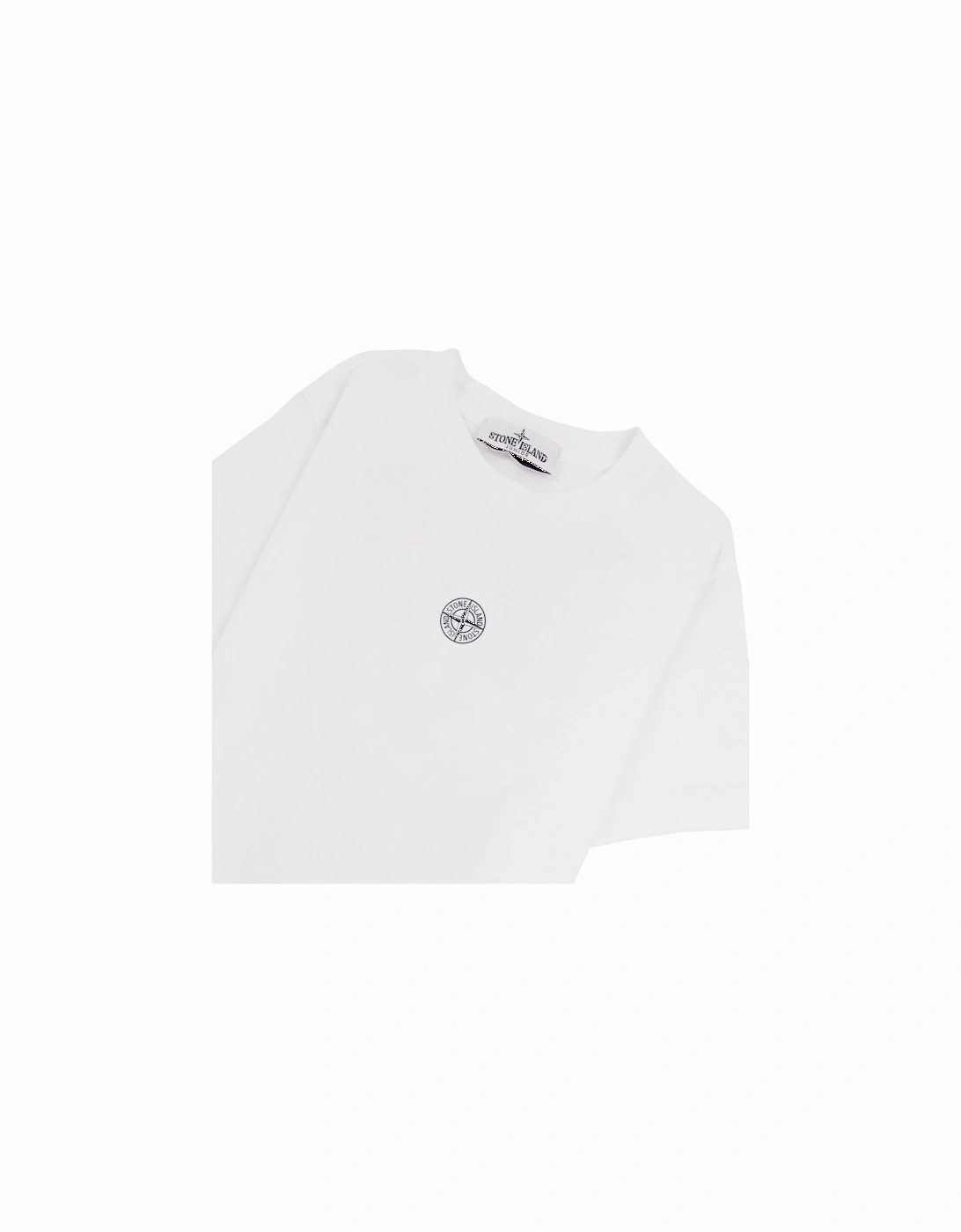 Junior Logo Print T Shirt White V0001