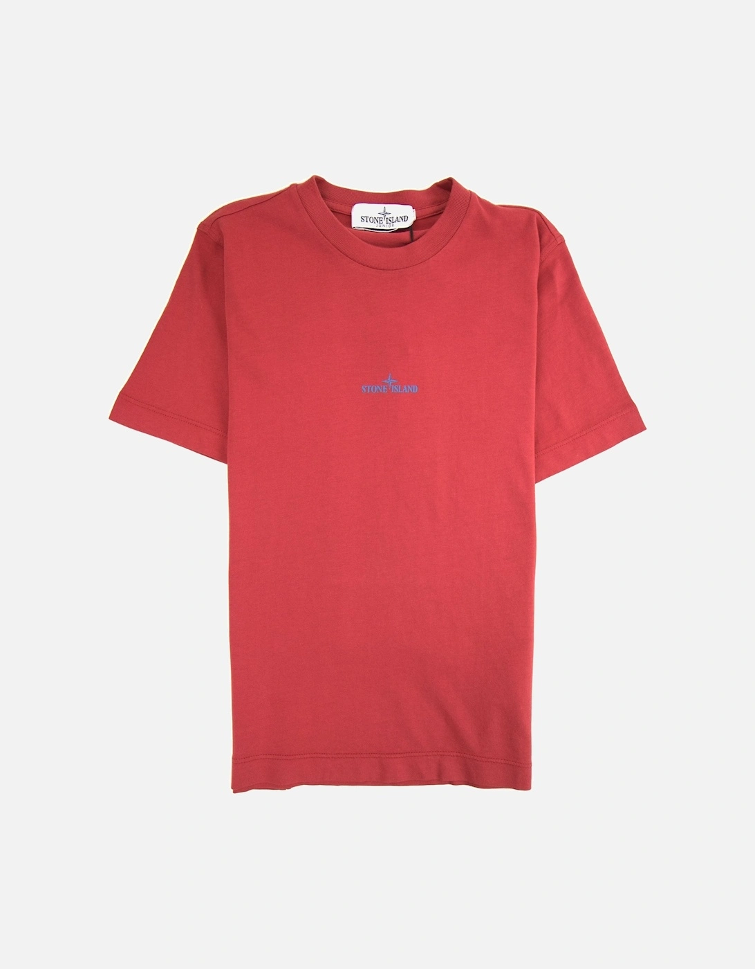 Junior Back Logo T-Shirt Red V0010, 3 of 2