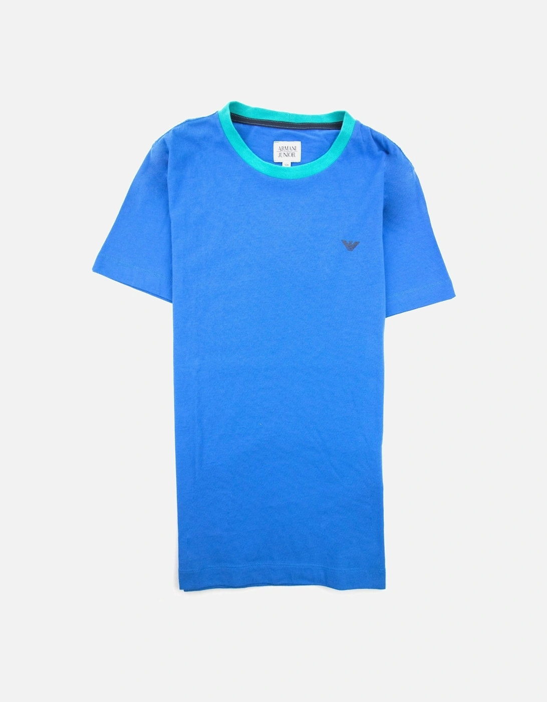 Junior Logo Crewneck T Shirt Blue, 3 of 2