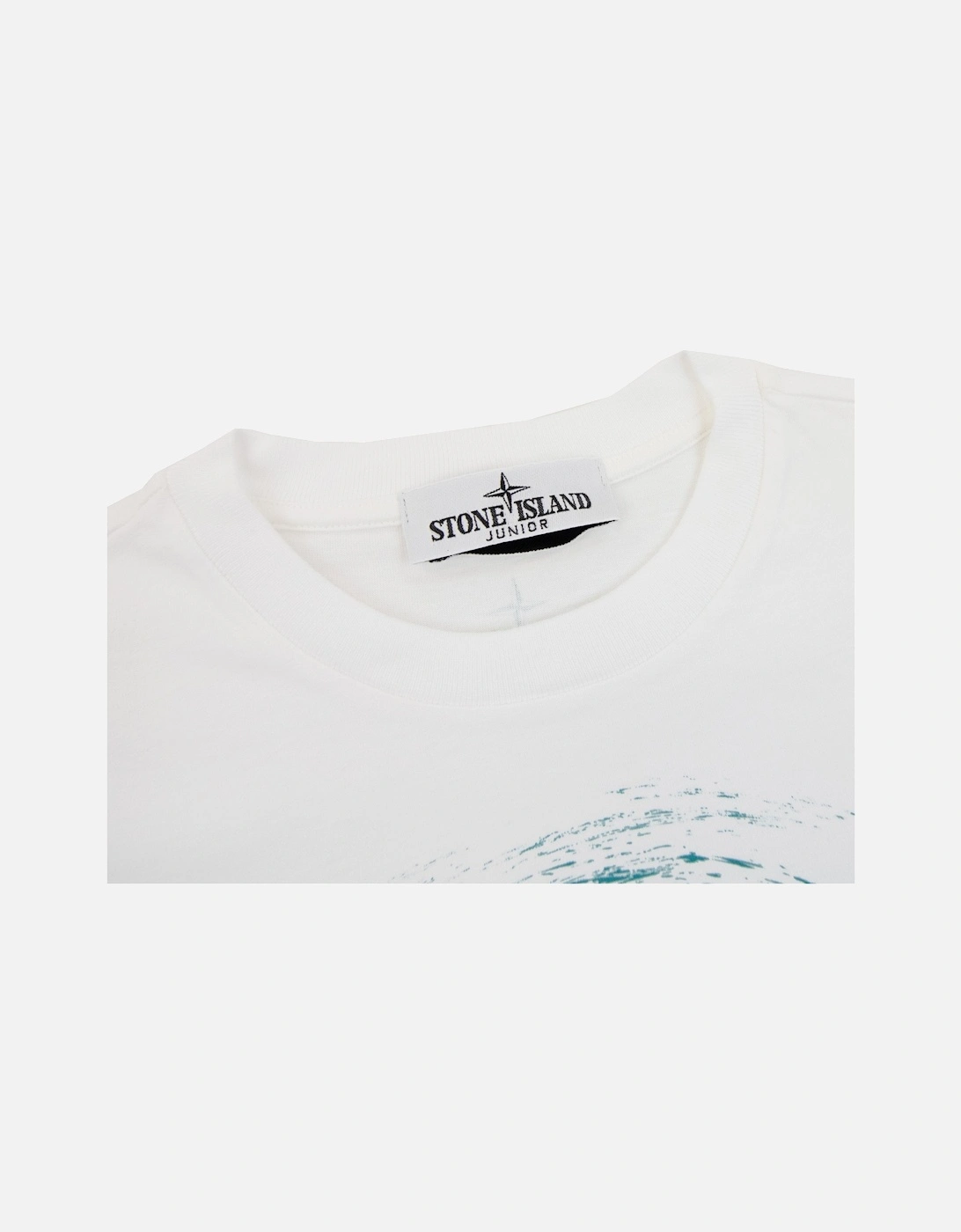 Junior 21072 30/1 Surf Two Print T Shirt White V0001
