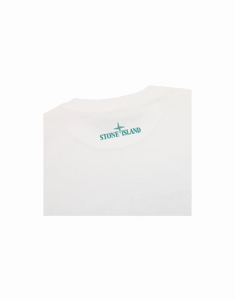 Junior 21072 30/1 Surf Two Print T Shirt White V0001
