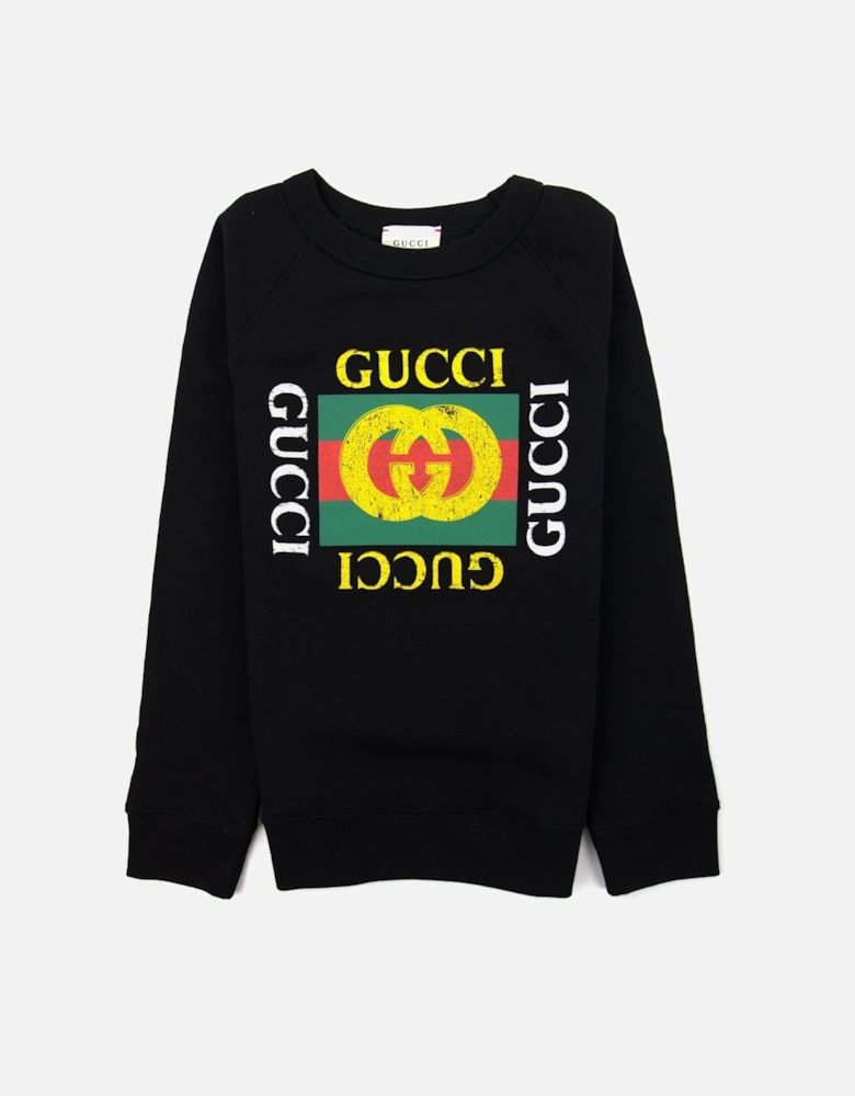 Junior Logo Sweatshirt Black 1060