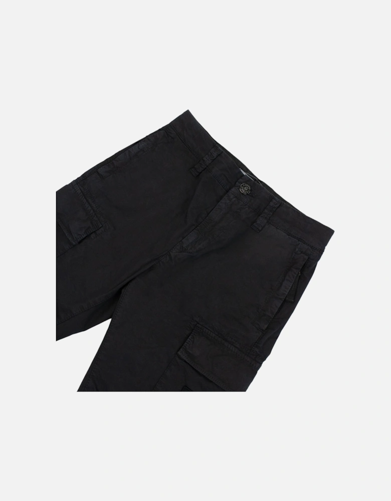 Junior L0210 Old Effect Cargo Shorts Black V0129