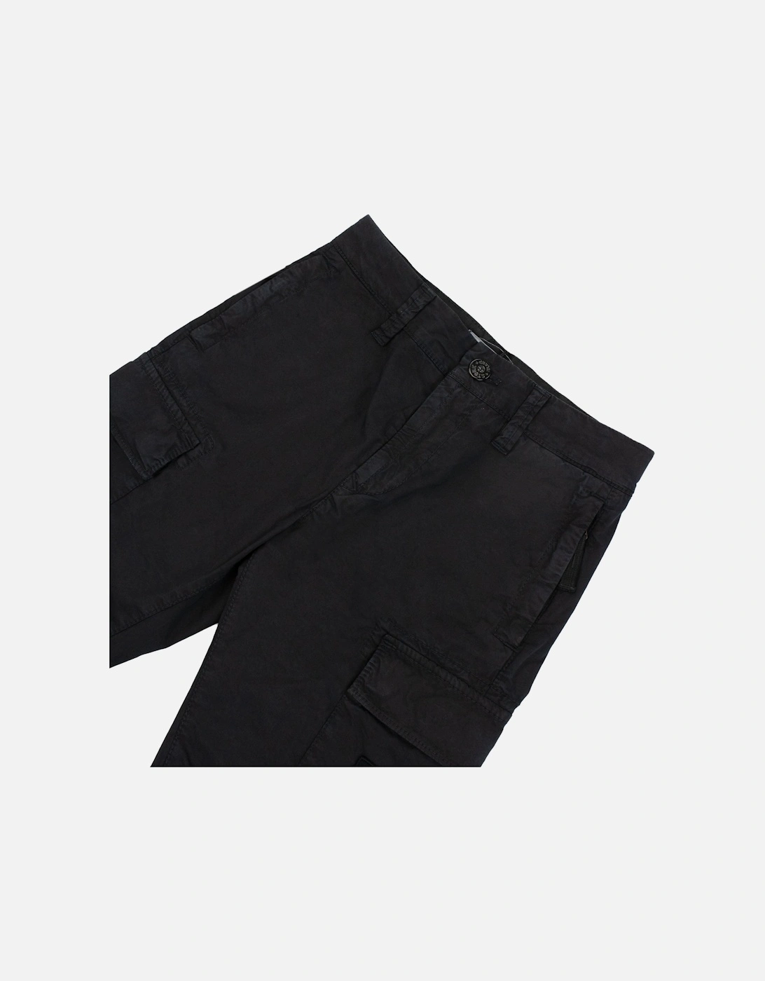 Junior L0210 Old Effect Cargo Shorts Black V0129