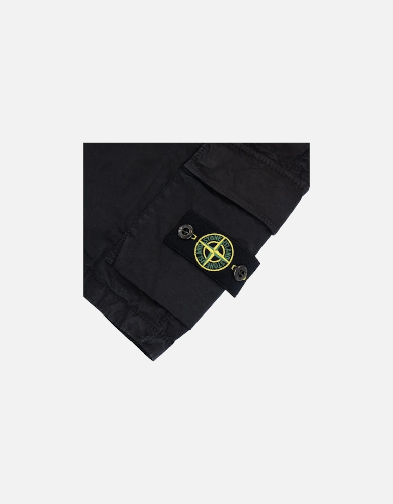 Junior L0210 Old Effect Cargo Shorts Black V0129