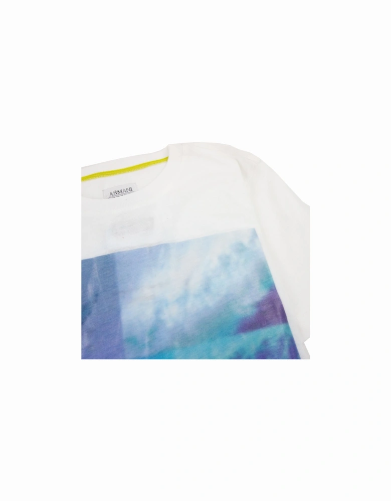 Junior Adventure Print T Shirt White APR1