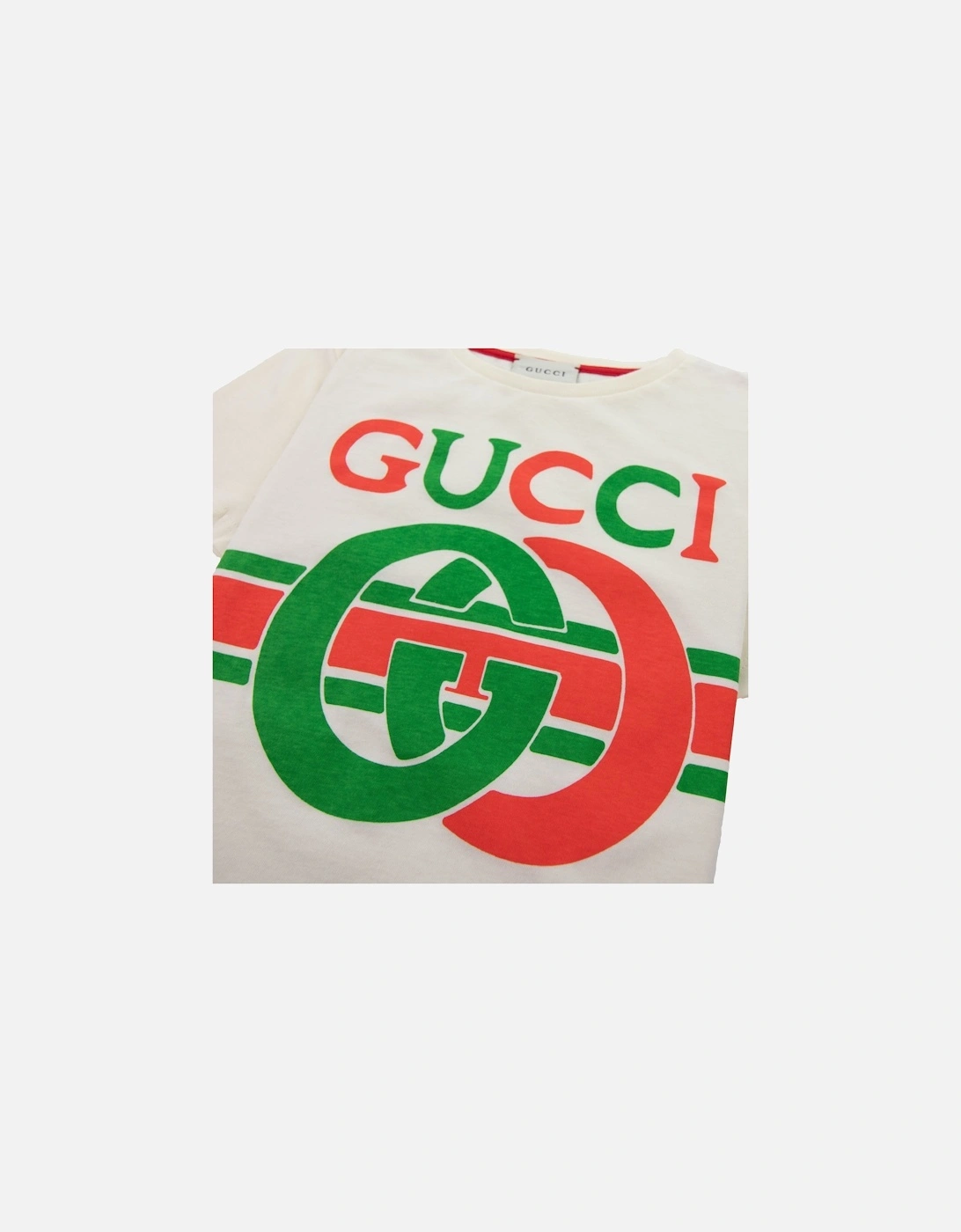 Junior Interlocking G T-shirt 9756 Cream