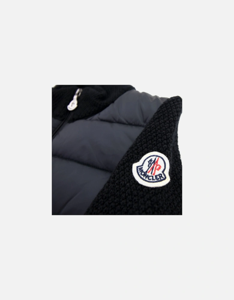 Junior Maglia Tricot Cardigan Black 999