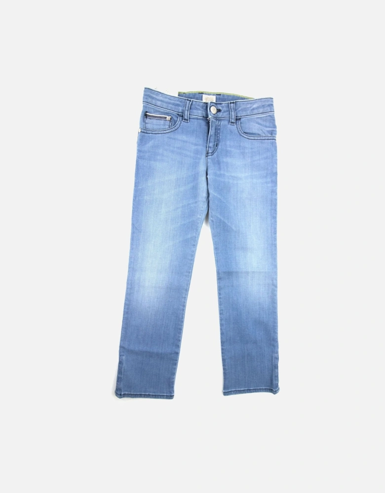 Jeans Raw Denim Jnr Denim Blue