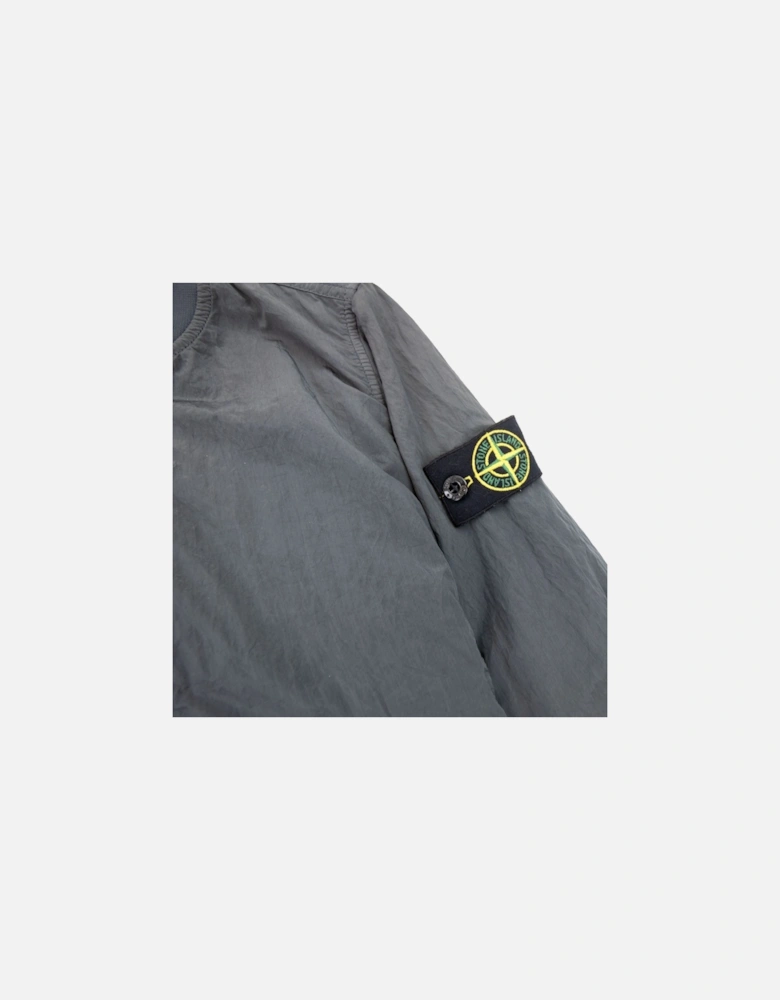 Junior Nylon Bomer Jacket Dark Grey V0065