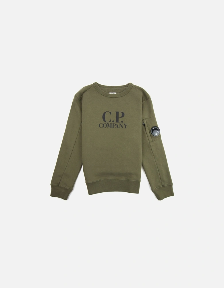 Undersixteen Basic Lens Crewneck Sweatshirt Khaki 672