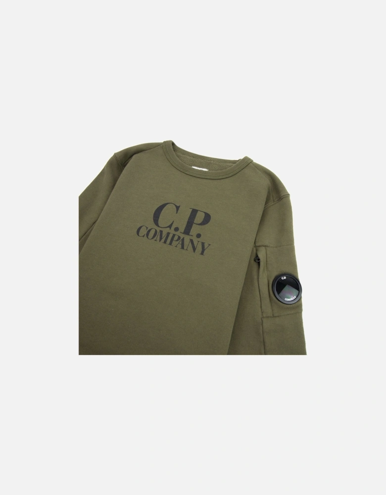 Undersixteen Basic Lens Crewneck Sweatshirt Khaki 672