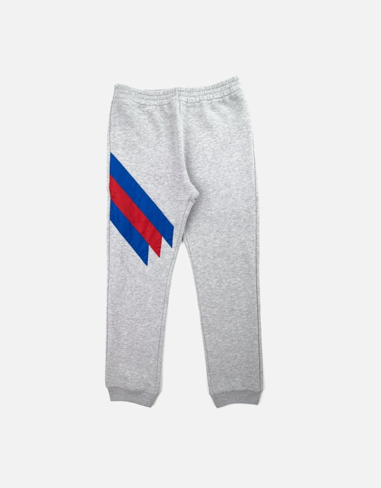 Junior Track Bottoms With Nylon Web 1124 Grey