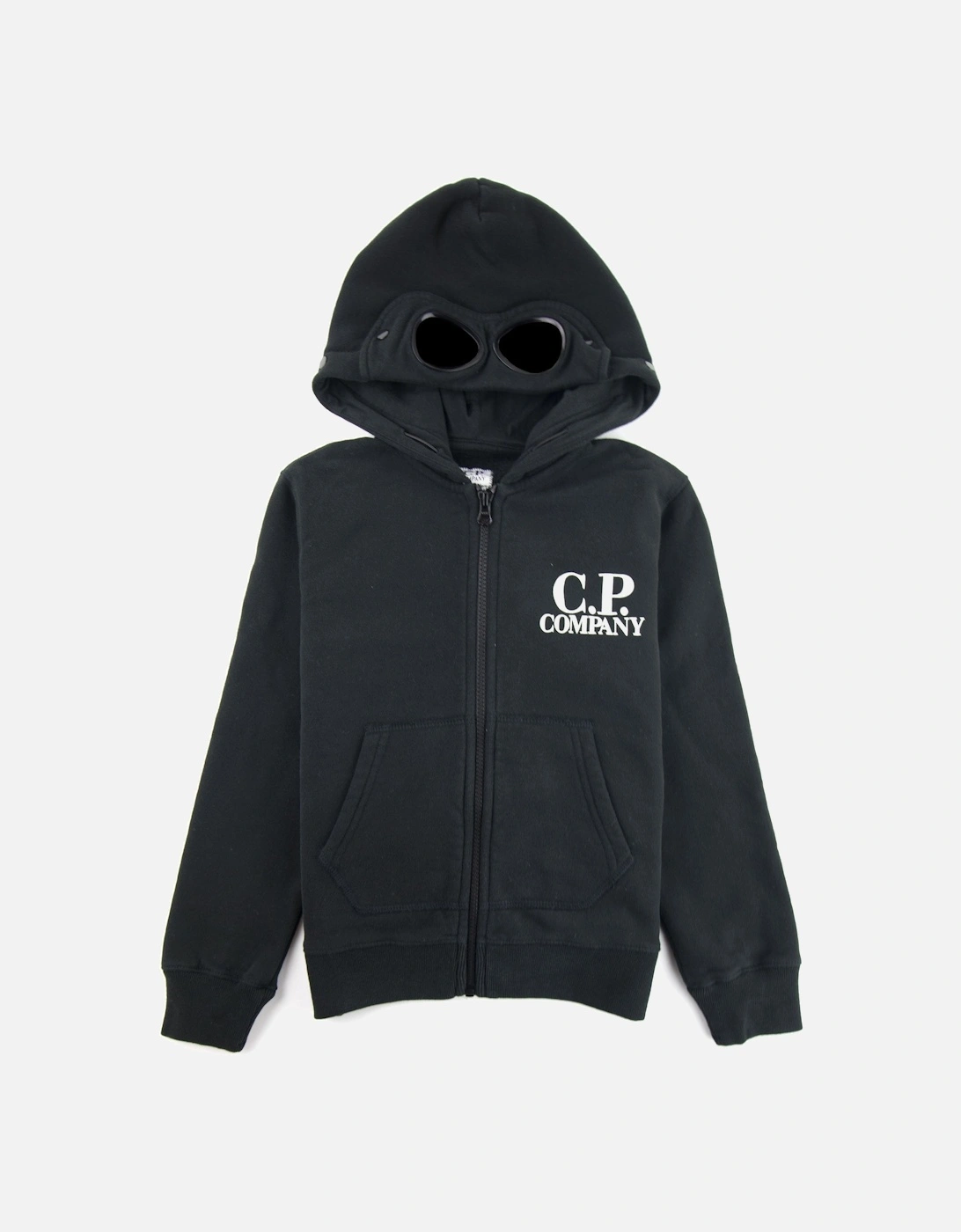 Undersixteen Basic Fleece Goggle Hooded Sweatshirt Black 999, 4 of 3