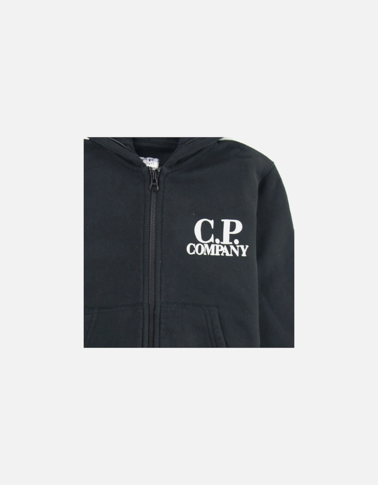 Undersixteen Basic Fleece Goggle Hooded Sweatshirt Black 999