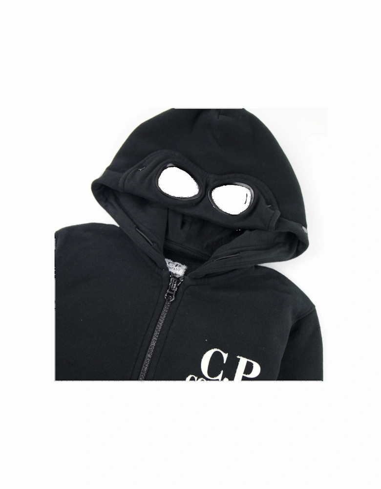 Undersixteen Basic Fleece Goggle Hooded Sweatshirt Black 999