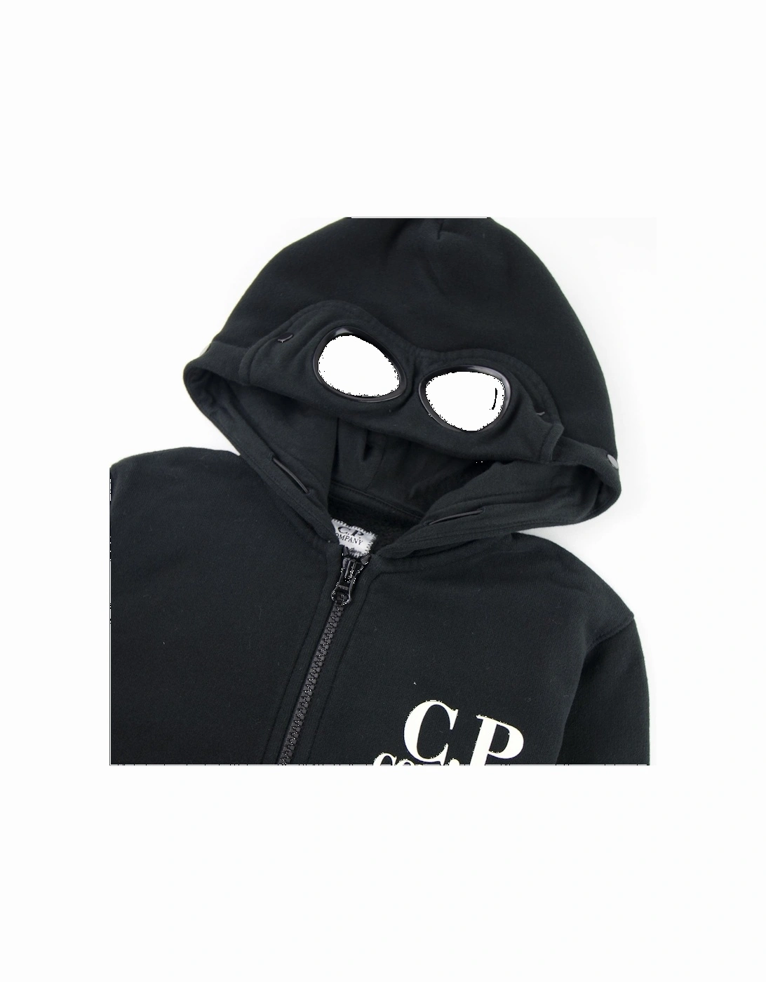 Undersixteen Basic Fleece Goggle Hooded Sweatshirt Black 999