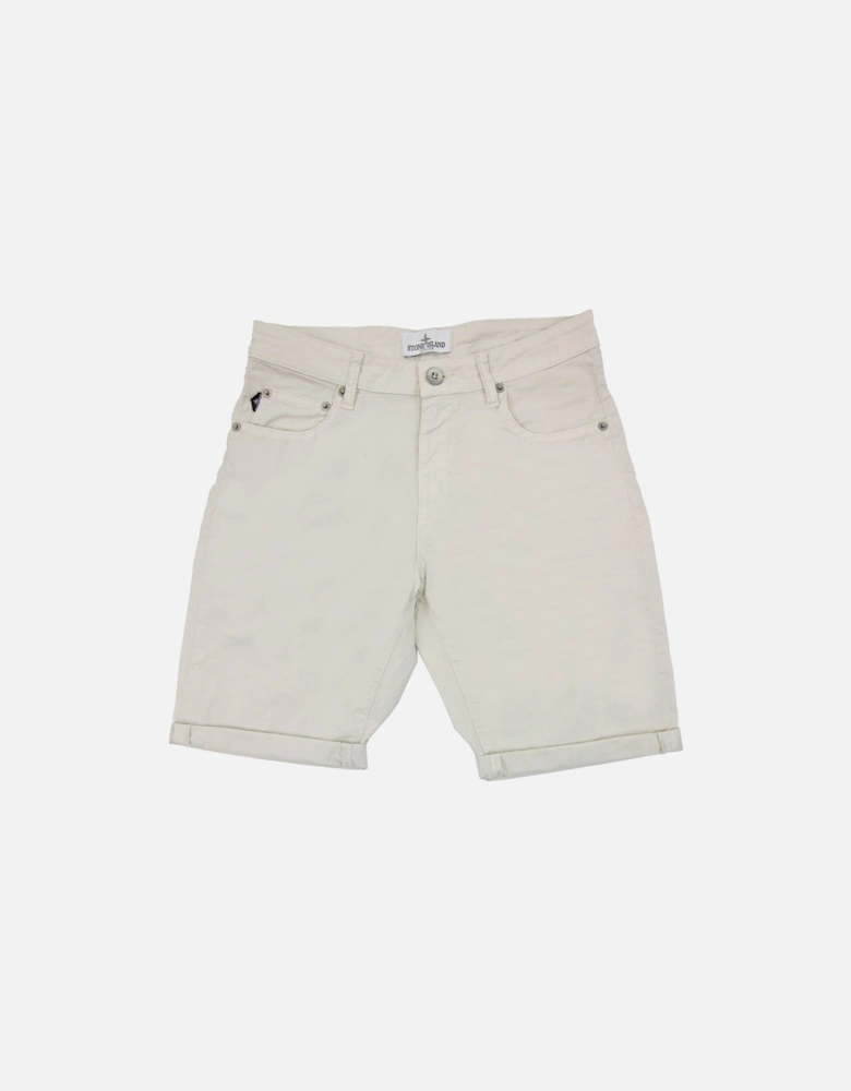 Junior L0211 Stretch Cotton Shorts Beige V0003