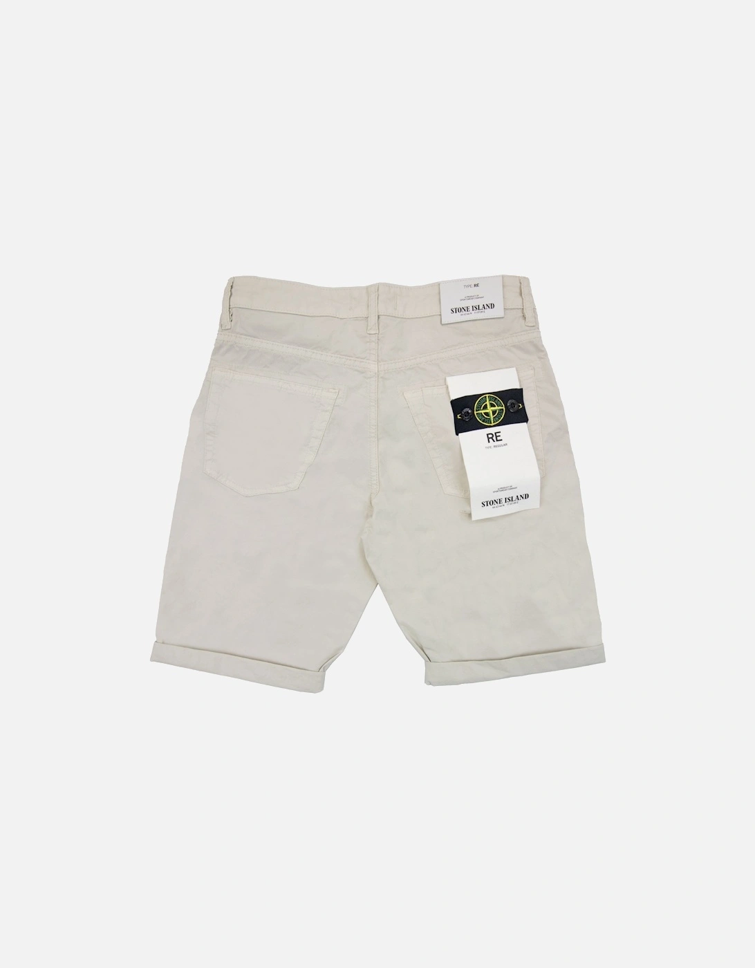 Junior L0211 Stretch Cotton Shorts Beige V0003