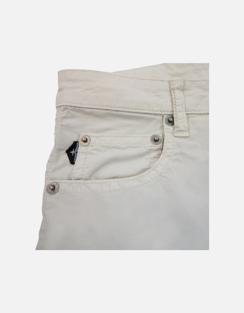 Junior L0211 Stretch Cotton Shorts Beige V0003
