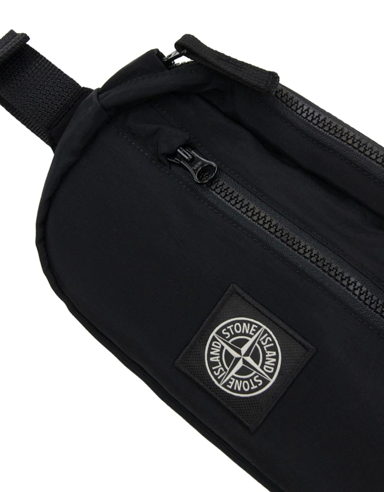 Junior 91564 Nylon Metal Pouch Bag Black V0029