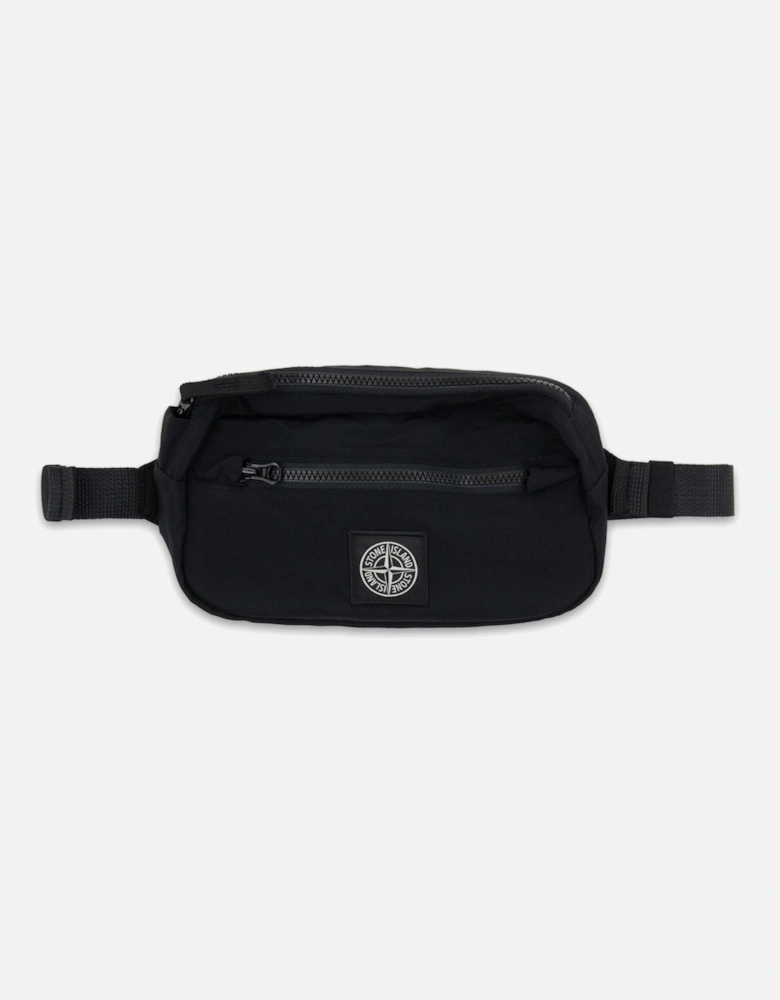 Junior 91564 Nylon Metal Pouch Bag Black V0029