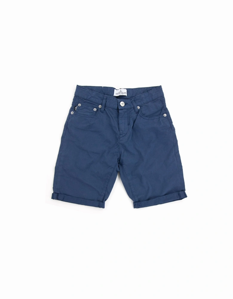 Junior L0211 Stretch Cotton Shorts Navy Blue V0028