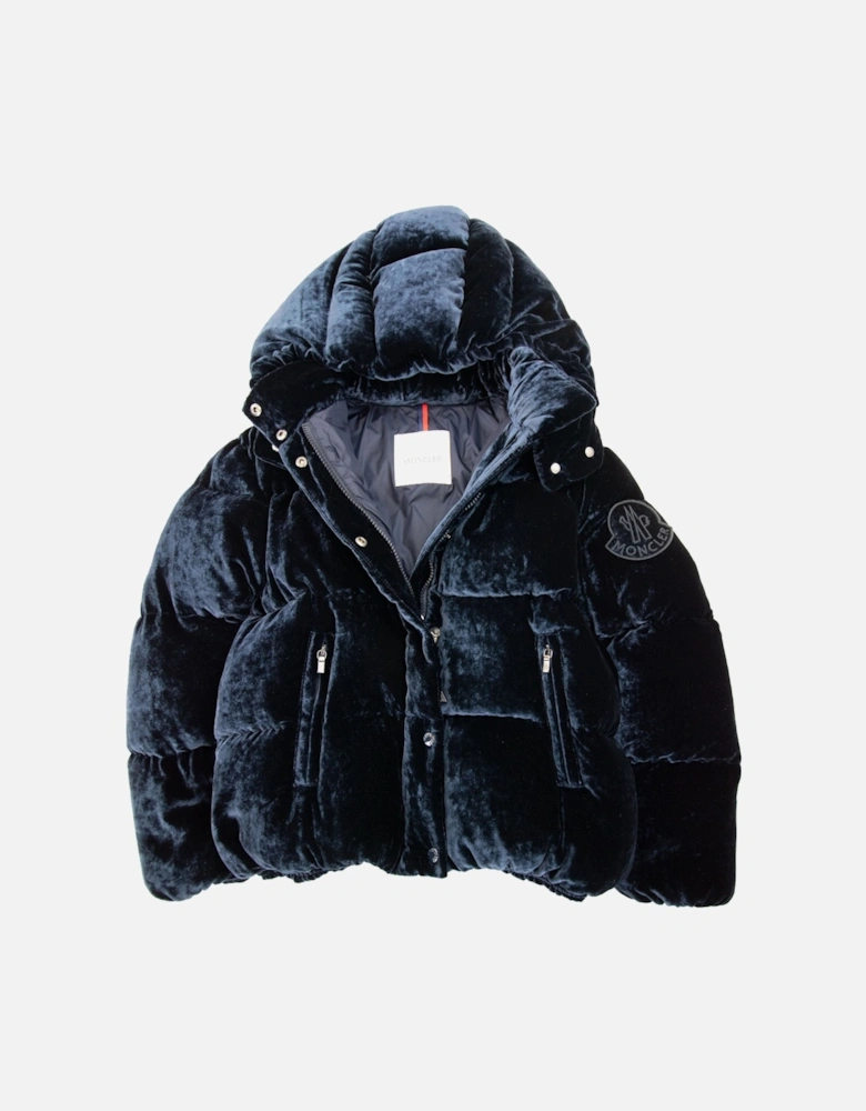 Junior Caille Velvet Jacket Navy 776