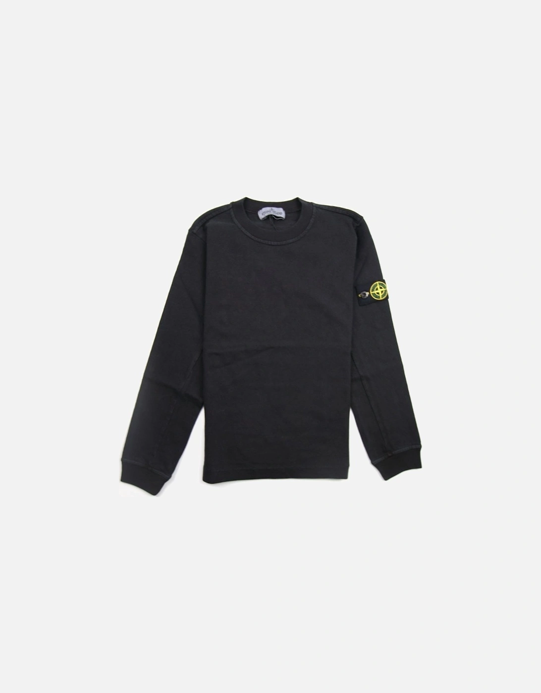 Junior Lightweight Crewneck Sweatshirt Black V0129, 3 of 2
