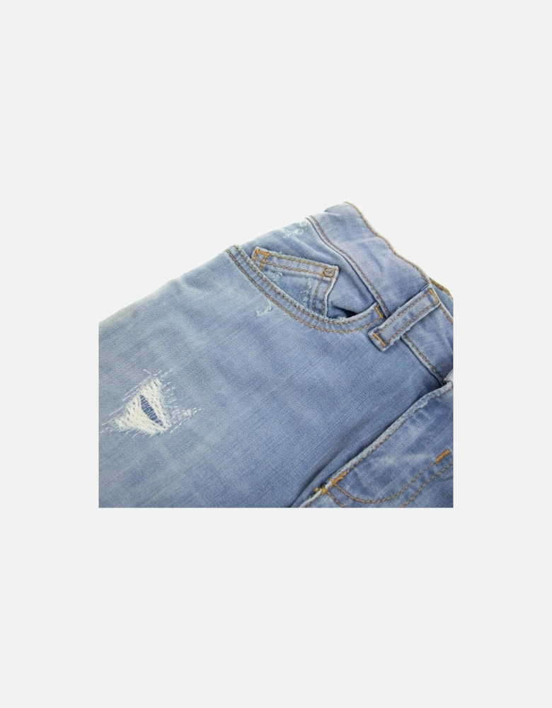 Junior J15 Ripped Stretchy Jeans Denim Blue