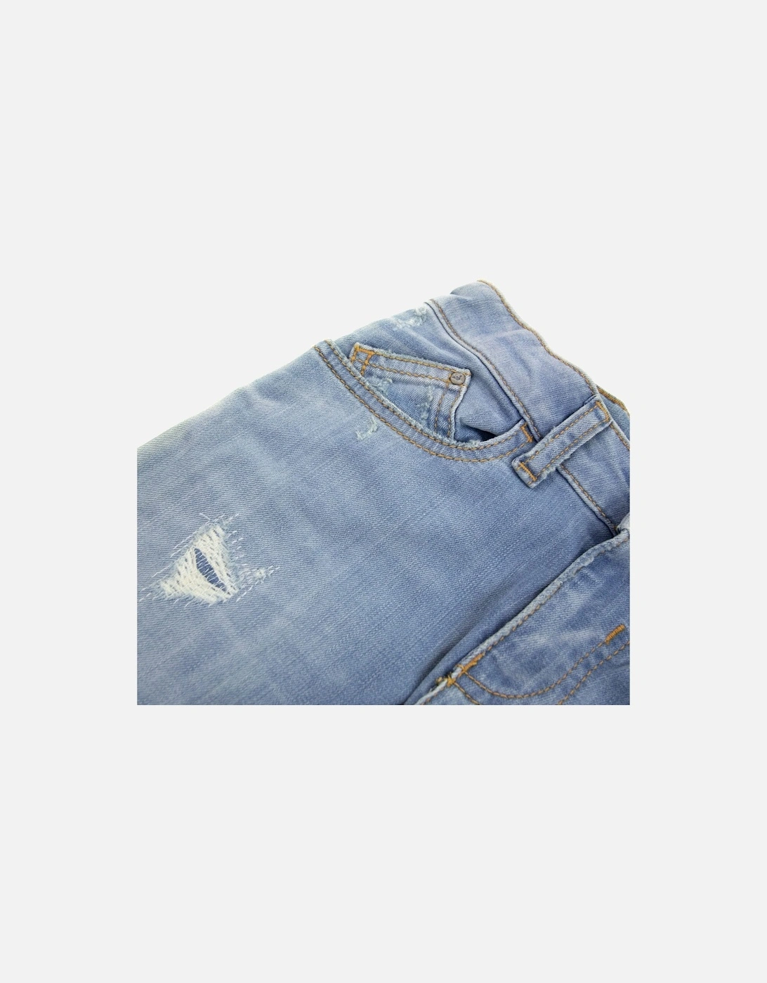 Junior J15 Ripped Stretchy Jeans Denim Blue