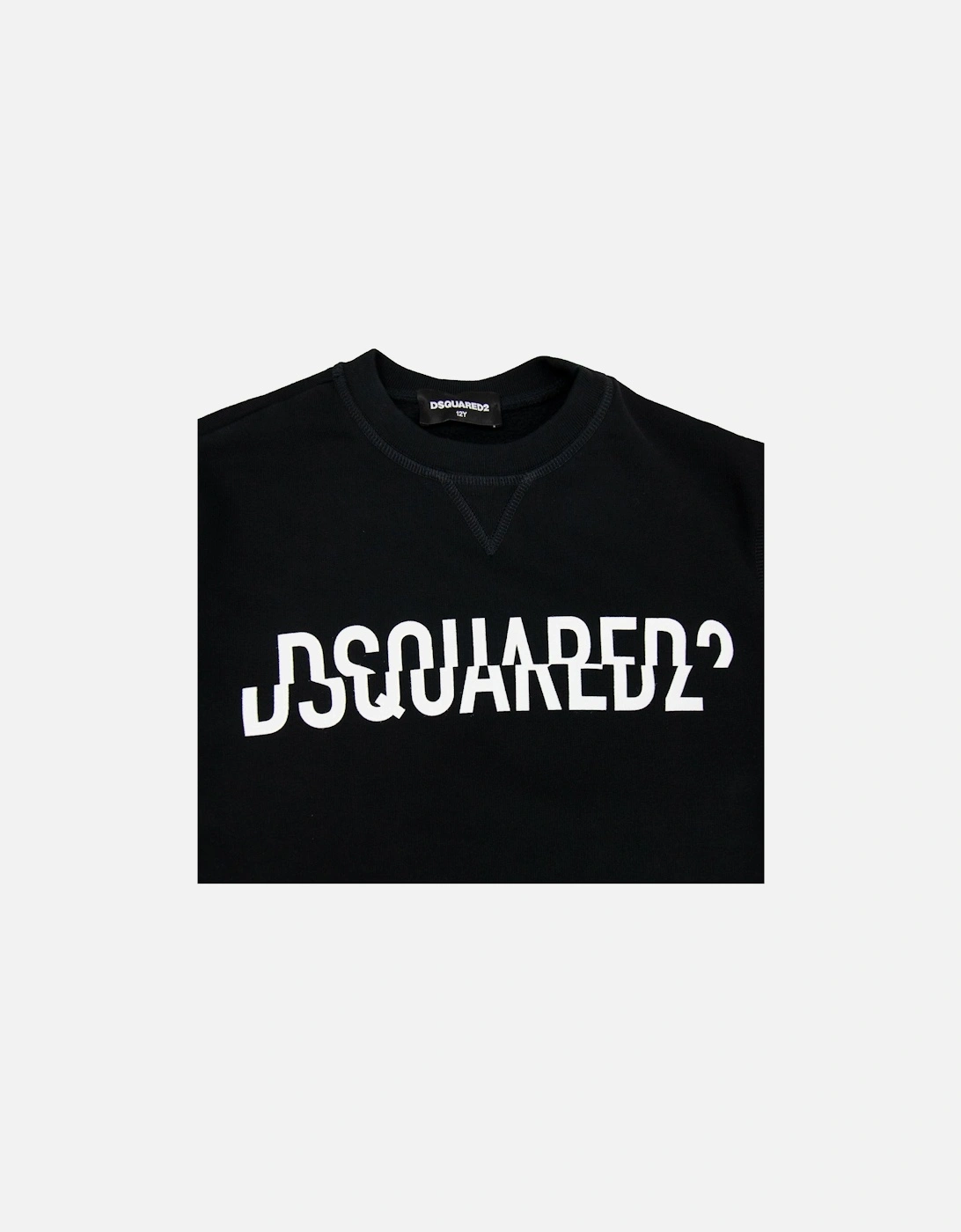 Kids Dsquared Interrupted Sweatshirt Black