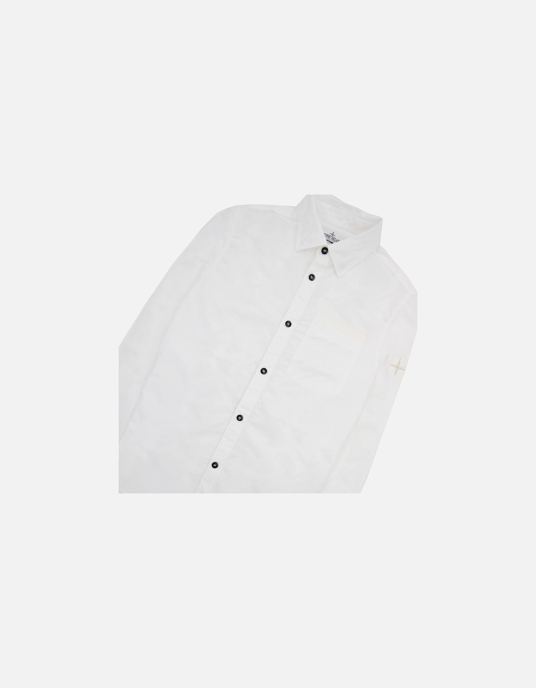 Junior Arm Patch Classic Shirt White V0001
