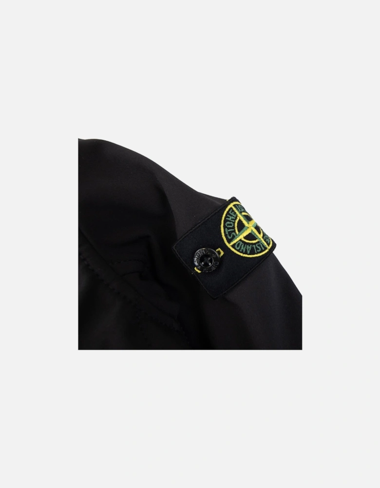 Junior Q0122 Soft Shell-r_e.dye® Technology In Recycled Polyester Black V0029