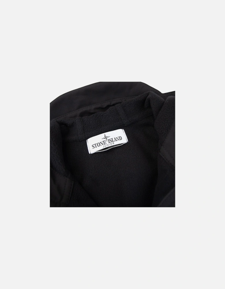 Junior Q0122 Soft Shell-r_e.dye® Technology In Recycled Polyester Black V0029