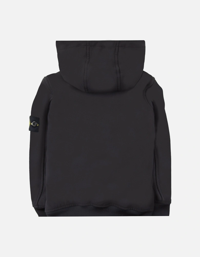 Junior Q0122 Soft Shell-r_e.dye® Technology In Recycled Polyester Black V0029