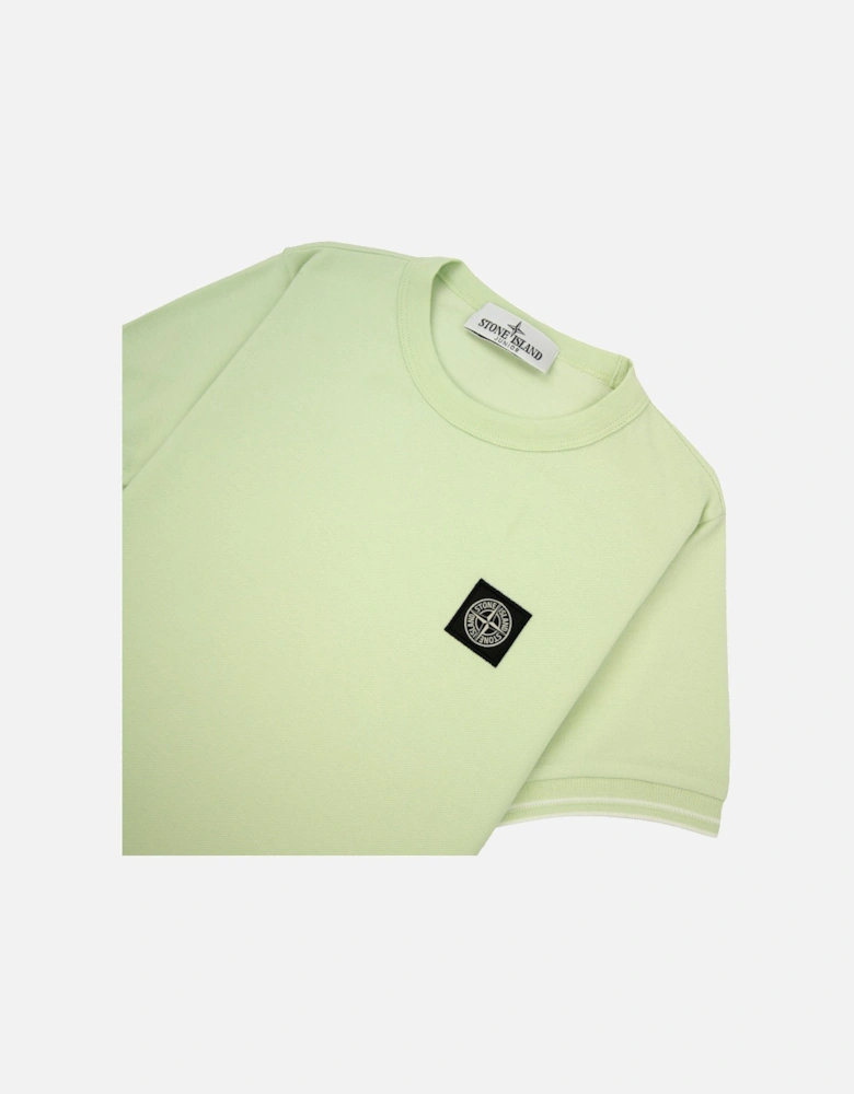 Junior 2100001 Light Cotton Compass Patch T Shirt Chlorophyll V005c