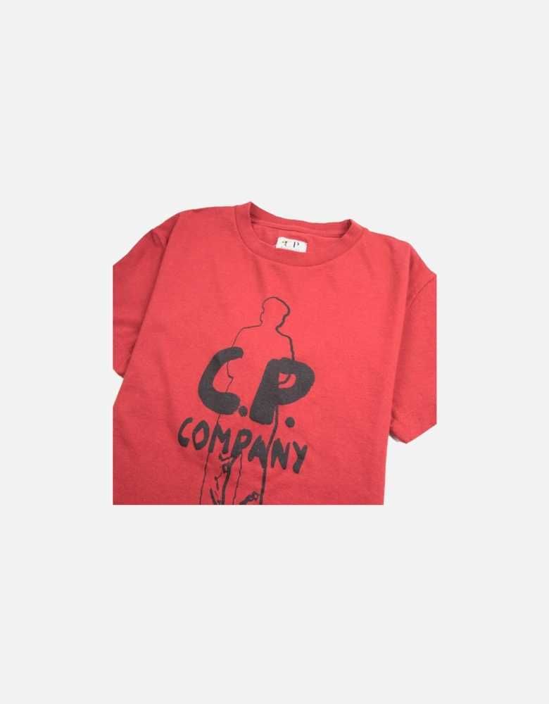 Undersixteen Outline Man T-Shirt Red