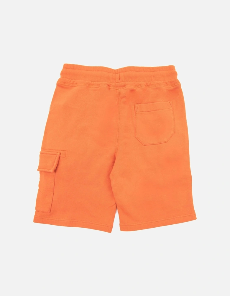 Undersixteen Grey Lens Logo Bermuda Shorts Harvest Pumpkin 439
