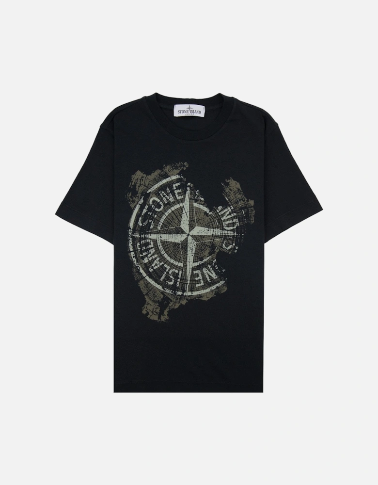Junior 2100010 30/1 Baobab One Print T Shirt Black V0029