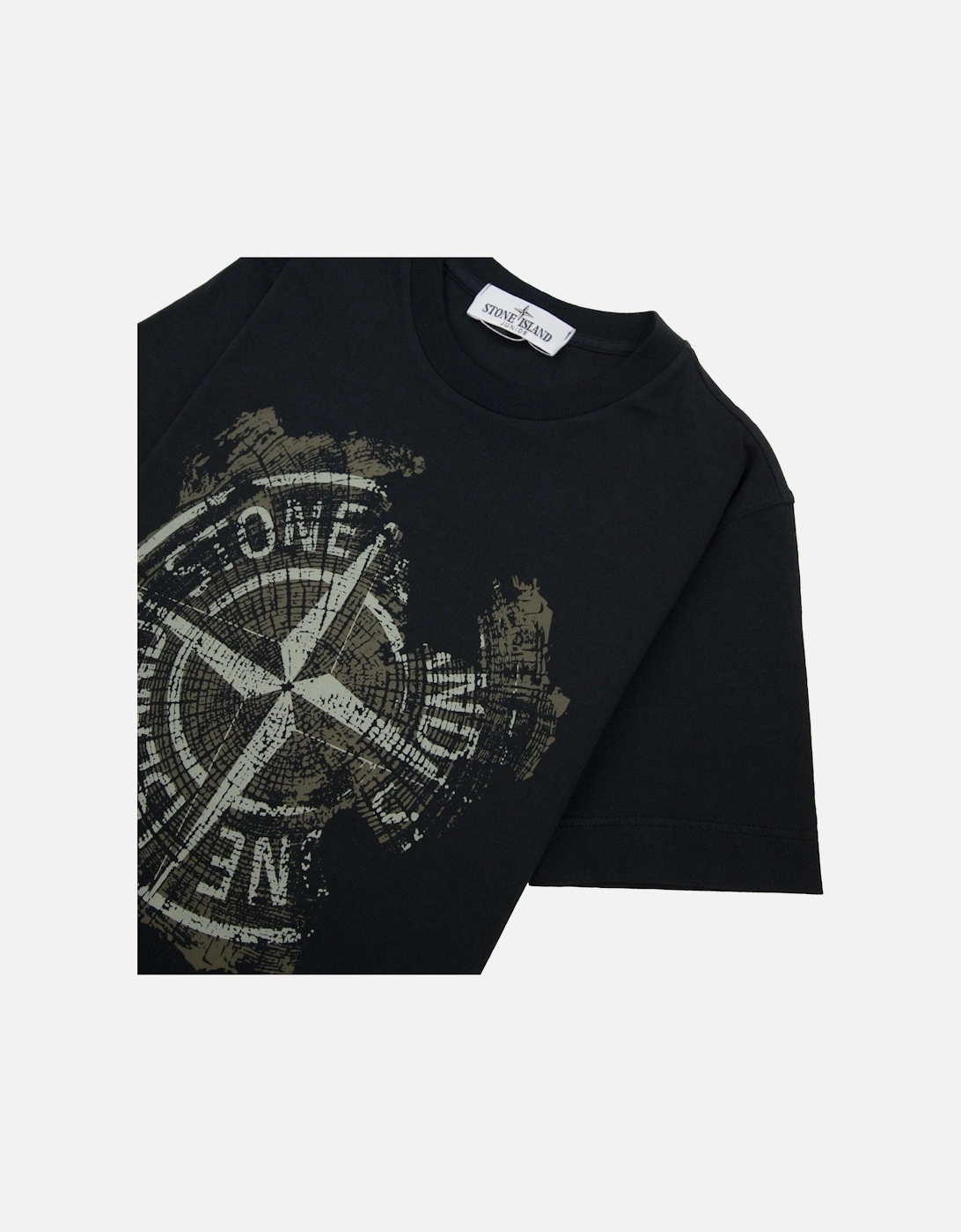 Junior 2100010 30/1 Baobab One Print T Shirt Black V0029