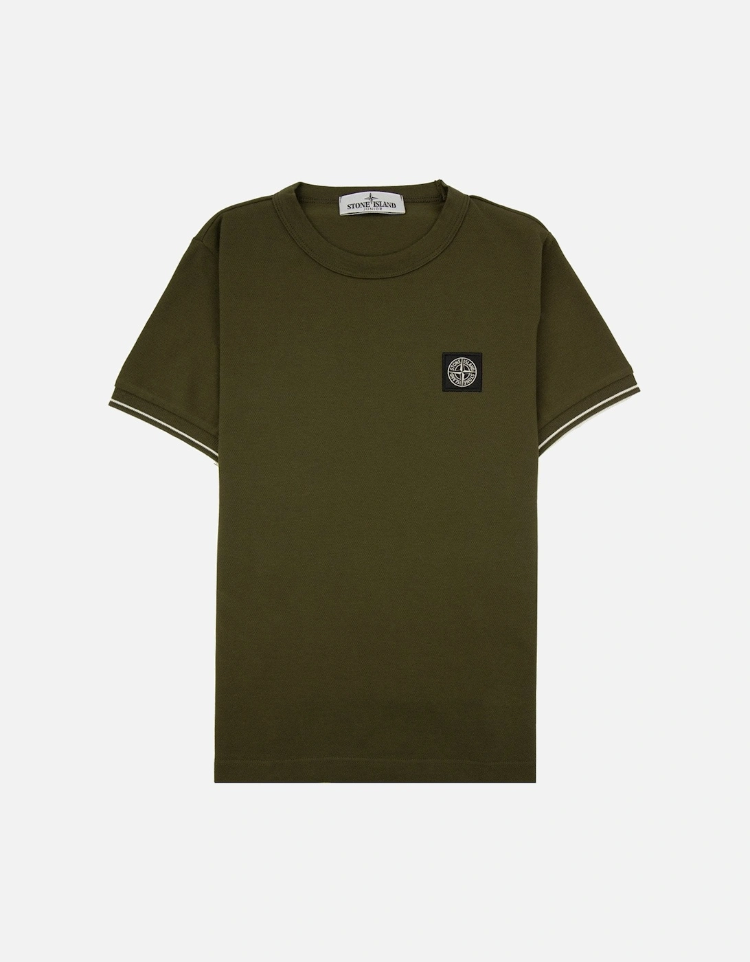 Junior 2100001 Light Cotton Compass Patch T Shirt Khaki V0054, 7 of 6
